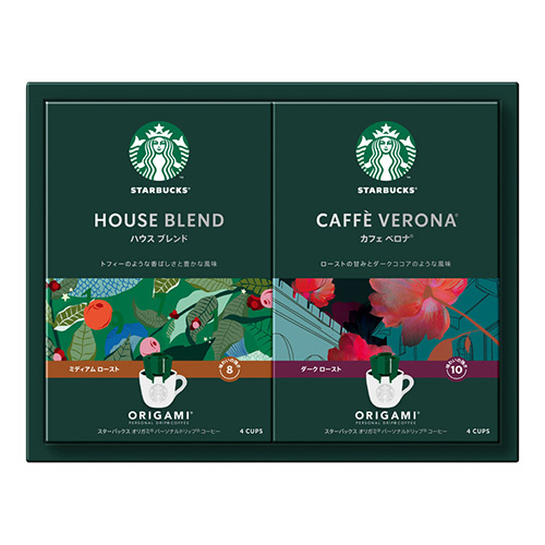 スターバックス オリガミ パーソナルドリップコーヒーギフトBとチャオひかり