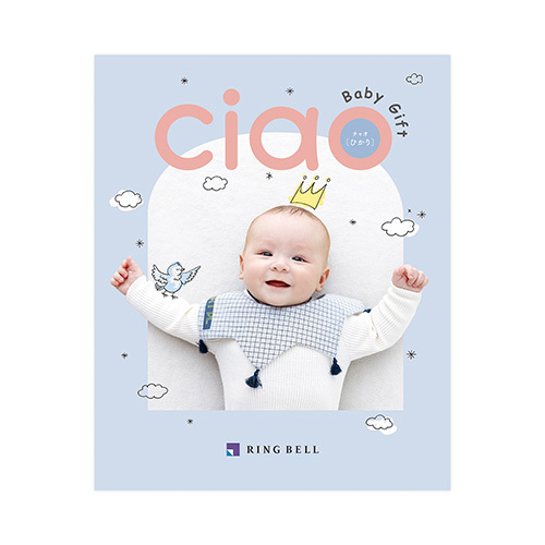 ジェラート ピケ ベア柄タオルハンカチ2枚セットとカタログギフト チャオ ひかり