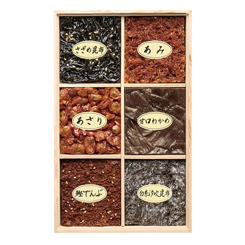 銀座新之助 貝新 佃煮詰合せとカタログギフト プレゼンテージ エクセレントオルケスター