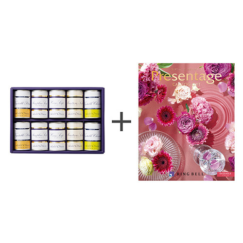 ホテルオークラ スープ缶詰10個詰合せとカタログギフト プレゼンテージ エクセレント アンサンブル