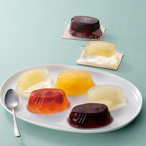 日本橋 千疋屋総本店 ピュアフルーツジェリー8個入りとカタログギフト プレゼンテージエクセレント ポロネーズ