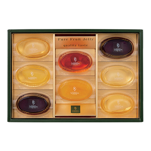 日本橋 千疋屋総本店 ピュアフルーツジェリー8個入りとカタログギフト プレゼンテージエクセレント ポロネーズ