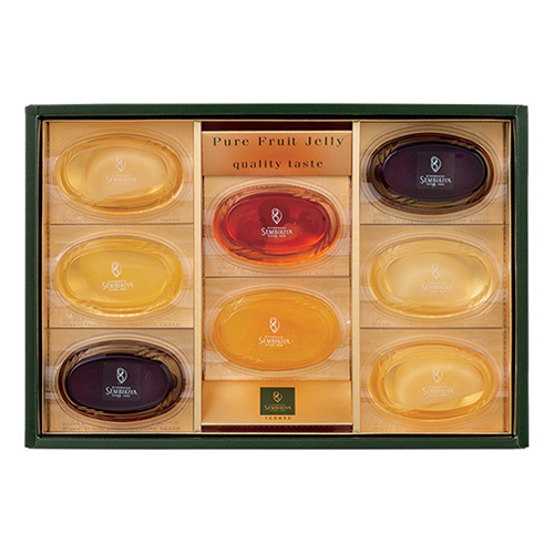 日本橋 千疋屋総本店 ピュアフルーツジェリー8個入りとカタログギフト プレゼンテージエクセレント カンタータ