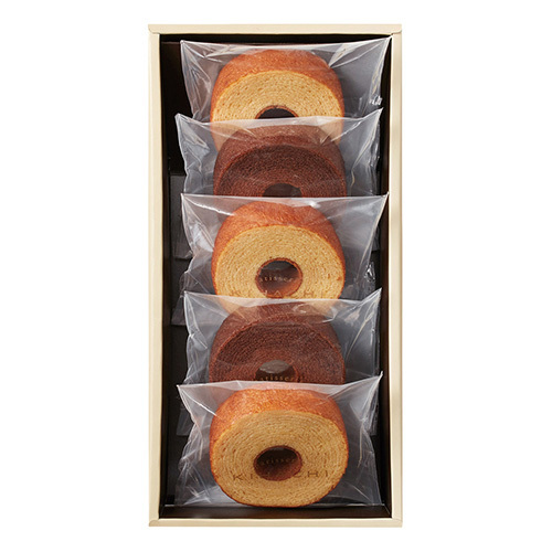 パティスリー キハチ バームクーヘン5個入と今治謹製極上タオルタオル4枚セット