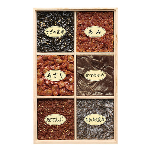 銀座新之助 貝新 佃煮詰合せとカタログギフト プレゼンテージ カンタータ