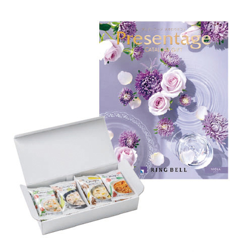 スープストックトーキョー 4種のOkayuセット8個入りとカタログギフト プレゼンテージ ビオラ