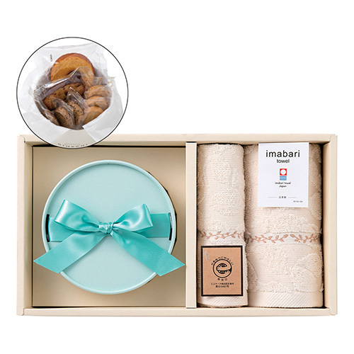 パティスリー キハチ アソートBOX S&今治エコリーフタオル2枚セット