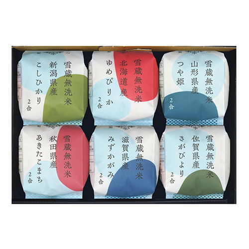 越後ファーム 無洗米6種食べくらべ