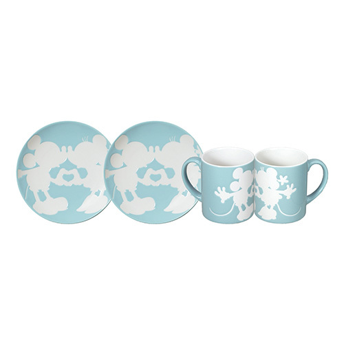 ミッキー&ミニー ペアプレート&マグセット