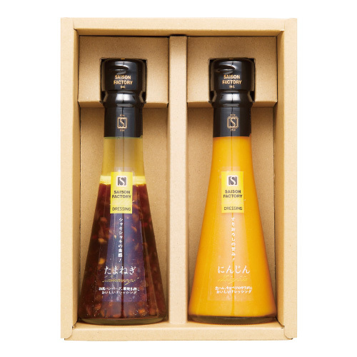 セゾンファクトリー ドレッシング2本詰合せと今治謹製白織タオル ウォッシュタオル2枚セット