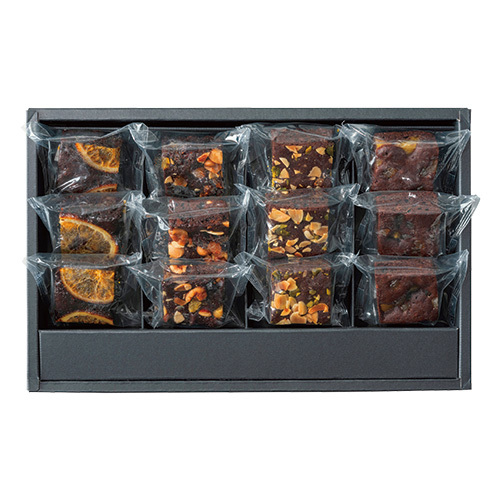 ホシフルーツ 名入れ ナッツとドライフルーツの贅沢ブラウニーC