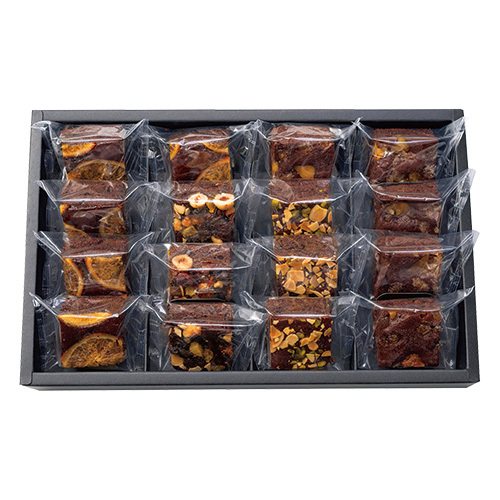 ホシフルーツ 名入れ ナッツとドライフルーツの贅沢ブラウニーD