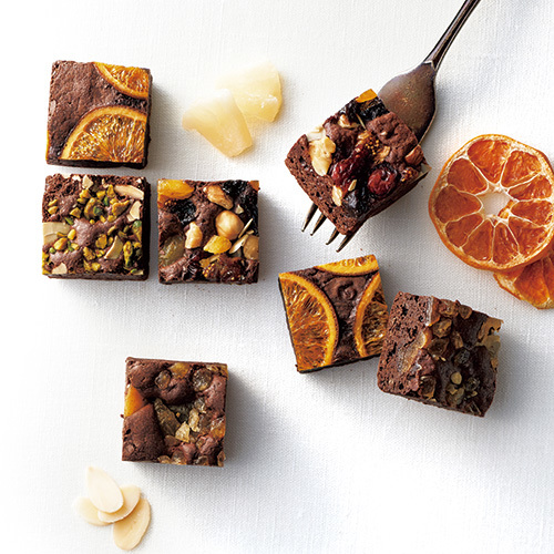 ホシフルーツ 名入れ ナッツとドライフルーツの贅沢ブラウニーD