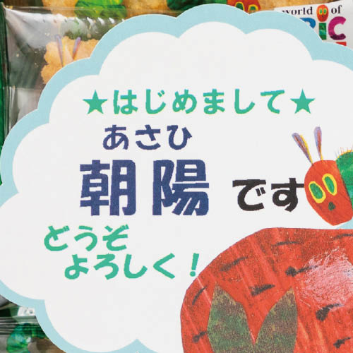 はらぺこあおむし 名入れおかきB