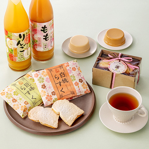 らすくる名入れスイーツ＆ドリンク＆紅茶セット