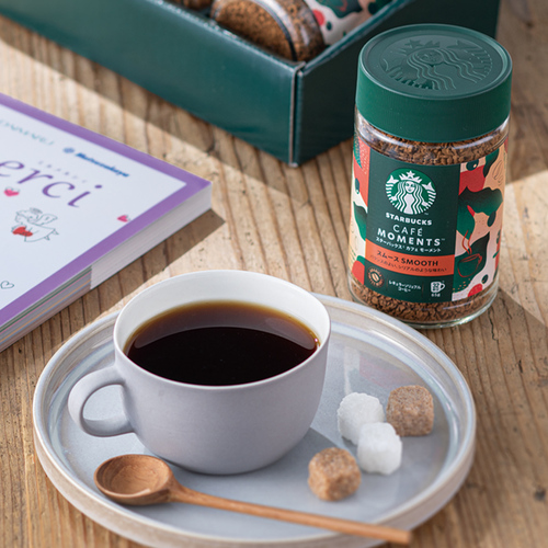 【特急便】スターバックス カフェモーメントギフト と カタログギフト 百花一選 はるにれ