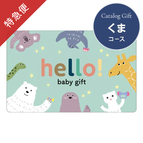【特急便】カードギフト hello! baby gift くま