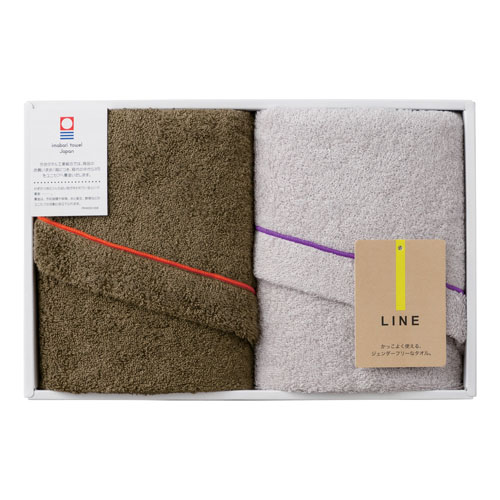 今治クレシェンド LINE フェイスタオル2枚セット