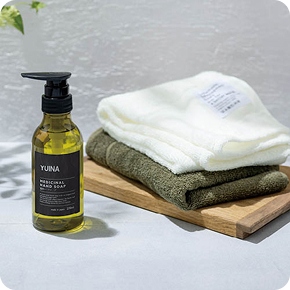 オランジー 名入れハンドソープ＆タオルセット