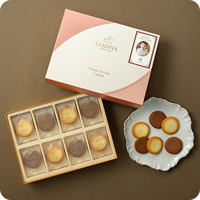 ゴディバ ショコラ＆ブラン ラングドシャ クッキーアソートメント 写真入り名入れ